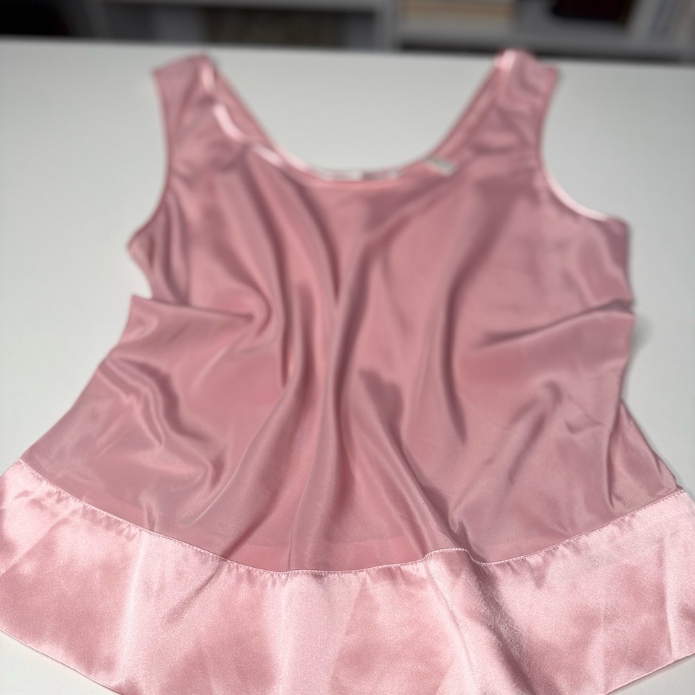 Victoria's Secret Blush Satin Top